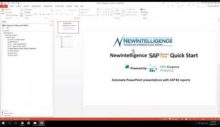 Cognos report PowerPoint integration SAP B1 QuickStart