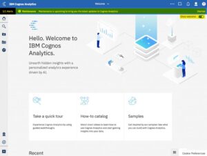 Cognos-Analytics-11.1.4-Welcome-Screen