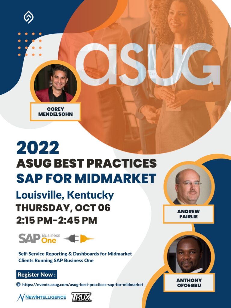 ASUG NewIntelligence Session