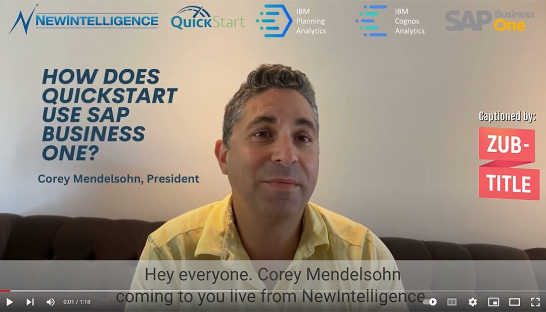 New Video: How does QuickStart use SAP Business One?