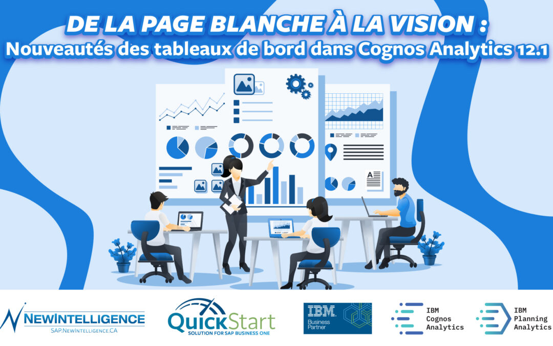 Nouveautés des tableaux de bord dans Cognos Analytics 12.1